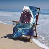 cromcu Shark Beach Towel for Boys Men Adults Great White