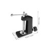 BUGUUYO 2pcs Adjustable Table Clamp for Microphone Arm Stand Base