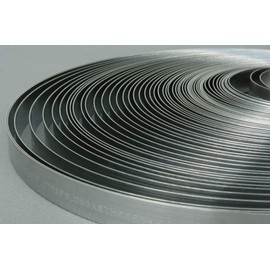 ISO LG183 Type 201 Stainless Steel Lite Gauge Band, 1/2" Wide x .020" Thick x 200' Foot roll