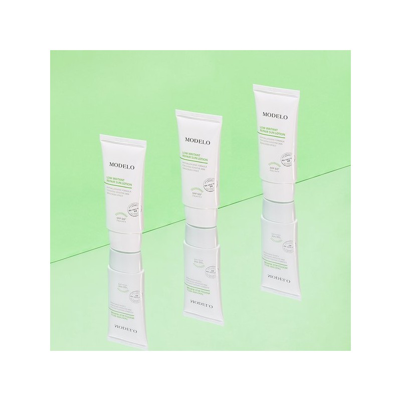MODELO 로우이리턴트 리페어 저자극 무기자차 선로션 50ml (SPF50+ PA++++) Low
