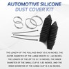 QQWD Car Rack and Pinion Boot Kit, Dustproof Silicone Rack