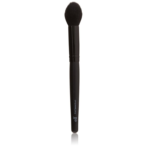 e.l.f. Cosmetics Cosmetics Cosmetics Small Tapered Brush, Perfect for Contouring & creating Even Coverage, synthetic bristles