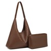 Tote Bags for Women Woven Shoulder Bag Faux Leather Hobo