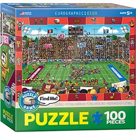 EuroGraphics Football Spot & Find Puzzle (100-Piece) (6100-0474)
