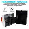 Main Switch Circuit Breaker 25A: 4-Pin Main Switch in Housing,