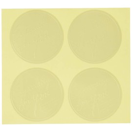 Gift Stickers Pastel Gold Round (100 Pieces) PAS-2S