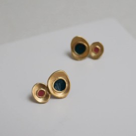 JOIDART - FAVORITE COLORS GOLD WOMEN'S JEWELLERY EARRINGS | Designed by Joidart | Favorite Colors Collection | 24K Gold Plated Metal
