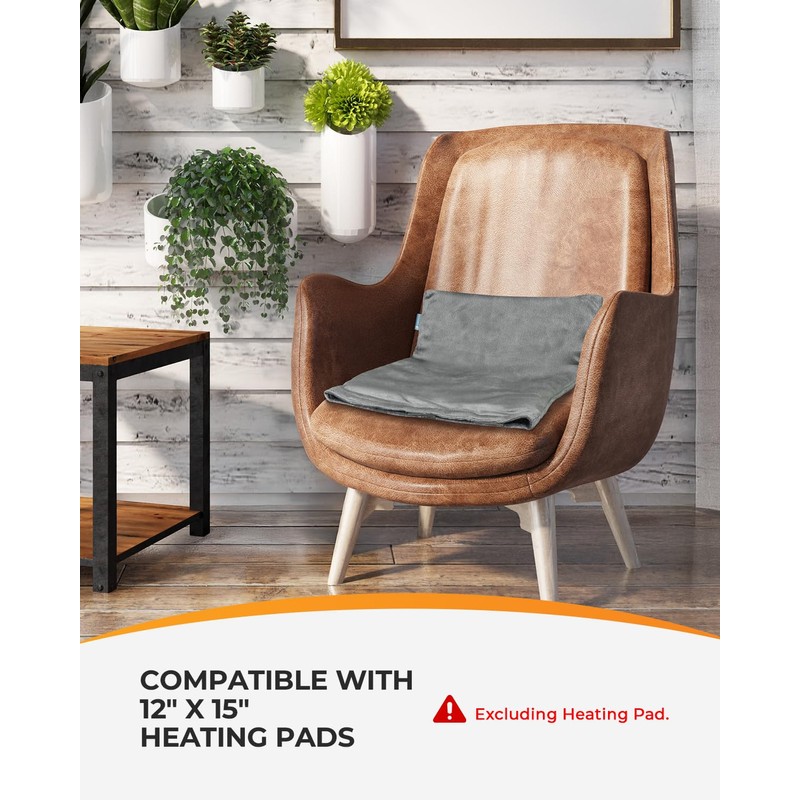 CooCoCo Heating Pad Cover, Crystal Velvet Covers for 12'' x