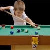 FTVOGUE Children's Billiard Net Ball Bag, Faux Leather Billiard Pocket