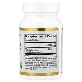 California Gold Nutrition, Affron® Contains saffron extract, 28mg, 60 vegetable capsules / California Gold Nutrition (캘리포니아골드뉴트리션), Affron® 함유 사프란 추출물, 28mg, 베지 캡슐 60정