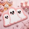 Drydiet Coquette Pink Ghost Bath Mat 16" x 24" Halloween