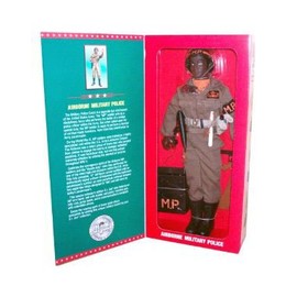 G.I. Joe 1996 Limited Edition Collector's Special Individually Numbered 12 Inch Tall Soldier Action Figure - Airborne Military Police with MP Arm Band, Belt with Holster and Pistol, Machine Gun, Billy Club, Jump Boots, Canteen with Holder, and a Communic