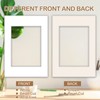 20 Packs White Picture Mounts, A4 Photo Mounts Frame Mounts