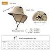 TOP-EX XL/XXL Unisex Sun Hat Men's Wide Brim Sun Protection
