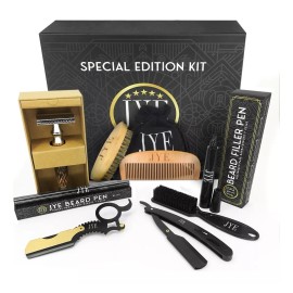 JYE Kit D Lujo Rastrillo Boligrafo Portanavaja Cepillo Peine Jye
