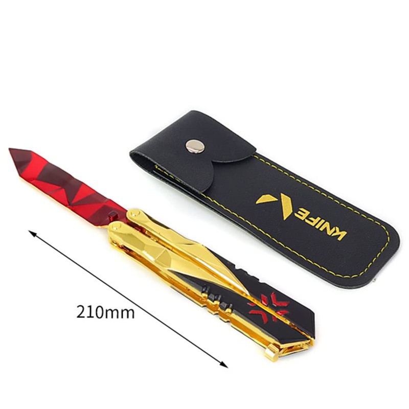 Chewmeter Game Valorant Champion Knife 2022 Bright Ruby Red Model