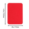 12 Pieces Red Premium Quality Fabric Iron-on Patches, Strong Glue,