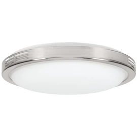 Homewerks 7105-07 Bathroom Fan with LED Light Ceiling Mount Exhaust Ventilation Silent 2.5 Sones 100 CFM, Decorative Brushed Nickel Trim