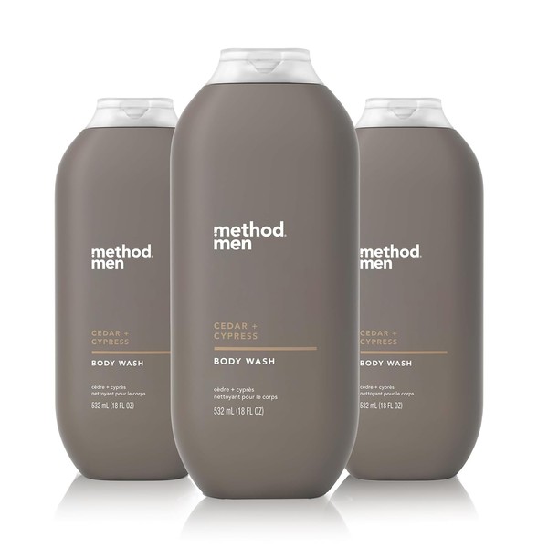 Method Men Body Wash, Cedar + Cypress, Paraben and Phthalate