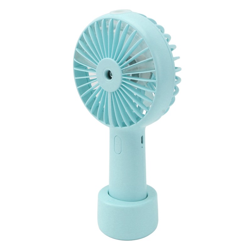 Handheld Misting Fan Quiet 2000mAh 3 Wind Speed 2 Spray