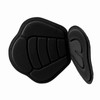 Padded Kayak Seat Cushion with Back Support and Adjustable Straps