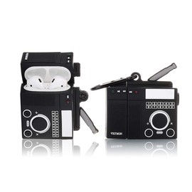 Case for AirPods 2nd/1st Generation 2019/2016, Suublg Silicone Cartoon Cute Case Protective Shockproof Covers for AirPods 1 and 2, with Keychain