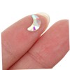FOMIYES Nail Rhinestones Flatback Glass Nail Charms Decorations Glitter for