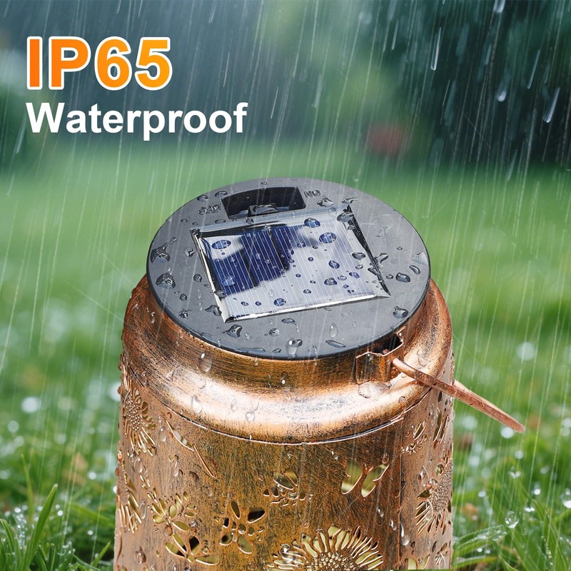 YJFWAL 1P Solar Light Replacement Top(Top Size 3.15 inch, Bottom