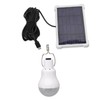 LED Solar Bulb Light Portable ABS and PC 150LM White