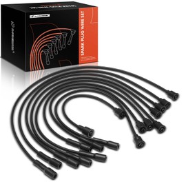 A-Premium 9PCS Spark Plug Wires Compatible with Dodge Charger, Dart, 330, 440, Aspen, B100, B200, B300, CB300, Charger, D100, D150, D200, D300, D400, M300 & Chrysler Town & Country & Plymouth Suburban