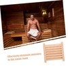 SHINEOFI Wooden Ventilation Grille for Sauna Room Stylish Air Vent