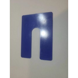 C.R. Laurence cr laurence 3" x 4" x 1/16" Horseshoe Shims (Pack of 120) Blue