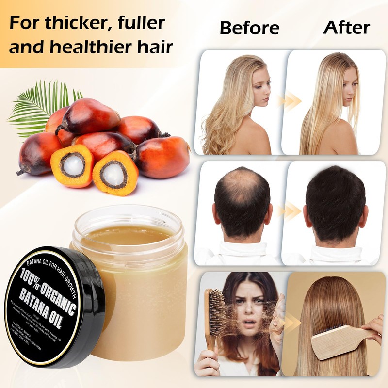 Gzarcwvn Raw Batana Oil Hair Treatment - Nourish and Revitalize