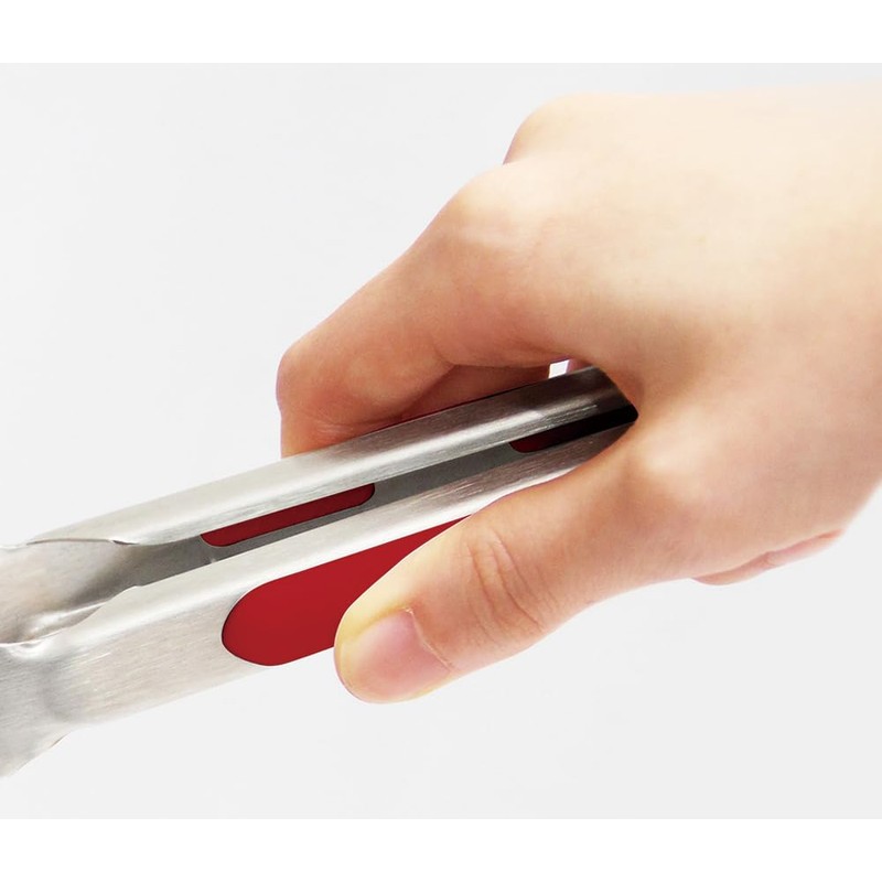 World Create Tongs, Dark Red, Width 1.6 x Depth 1.6