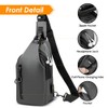 AUTOWT Sling Bag for Men – Anti-theft Crossbody Shoulder Bag