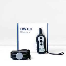 [Houndware] HW101 Remote Dog Training Collar with Beep Tones, Vibration, Static, Waterproof, Safe Anti Barking Device for Dogs, Dog Bark Collar for Small Medium Large Dogs (1 Collar)