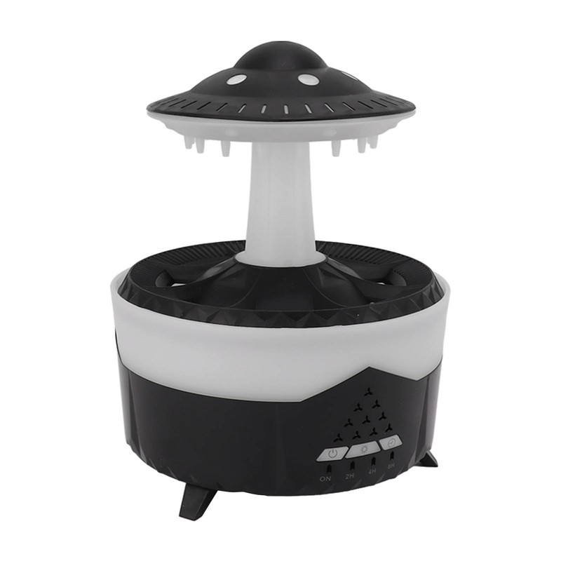 UFO Raindrop Humidifier with Colorful Lights Remote Control Timing Humidifier