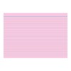 RNKVERLAG 115053 Index Cards Lined 7 mm Pink DIN A5