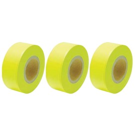 sinwa Marking Tape Fluorescent Yellow 3 Pairs