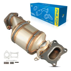 PHILTOP Front Left Catalytic Converter Kit Direct-Fit Compatible With Honda 2011-2016 Odyssey 3.5L, 2009-2015 Pilot 3.5L, 2008-2017 Accord 3.5L OE Replace 16658, 641334, 40923 (EPA Compliant)
