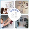 60 Pack Adhesive Picture Hanger, Foamboard Picture Hanging Hooks Without