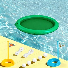 Inflatable Golf Pool Toys, Swimming Pool Game Floating Water Chipping Green