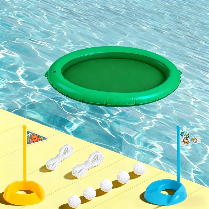 Inflatable Golf Pool Toys, Swimming Pool Game Floating Water Chipping