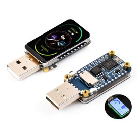 RP2350 1.47inch Display Development Board, 172x320, 262K Color, Based On RP2350 Dual-Core & Dual-Architecture Microcontroller, with Colorful RGB LED, Type-A USB Port, Without Header