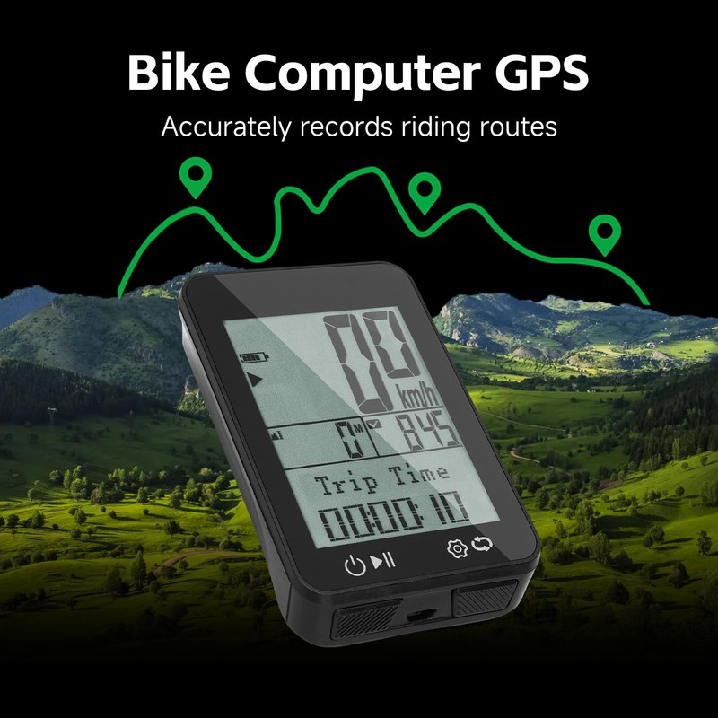 Aomiun GPS Bike Computer Wireless Bicycle Computer IPX7 Water proof