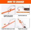 VANQUISH Hacksaw, Compact Hand Operating Hack Saw with 10 Inch
