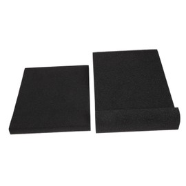 2Pcs Shock absorbers Speaker Pads trumpet desktop Non-slip mat monitor shock absorbing cotton Audio desktop speaker stands damping bass corner sound