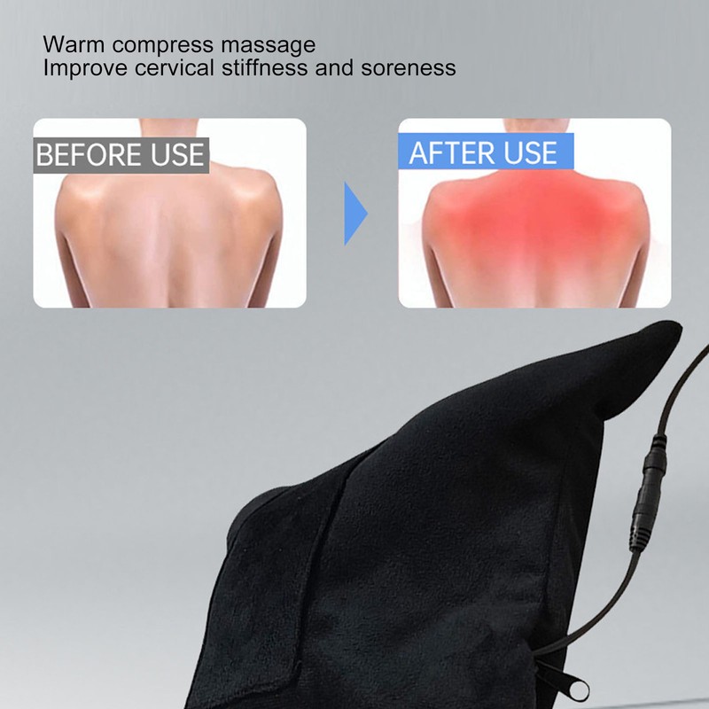 Electric Neck Stretcher Relieve Fatigue Reduce Stress Heated Cervical Neck