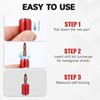 MEZOKUCEL Drill Bit Extension Set,4Pcs Magnetic Drill Screwdriver Bit Holder