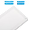 PATIKIL Silicone Bathroom Tray, 12" x 5" Soap Dispenser Tray